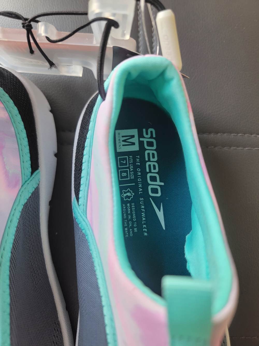 Speedo Women's Aqua Skimmer Shoe Quick-Dry Mesh Upper Slip-On Shoes M(7-8) - Picture 8 of 12